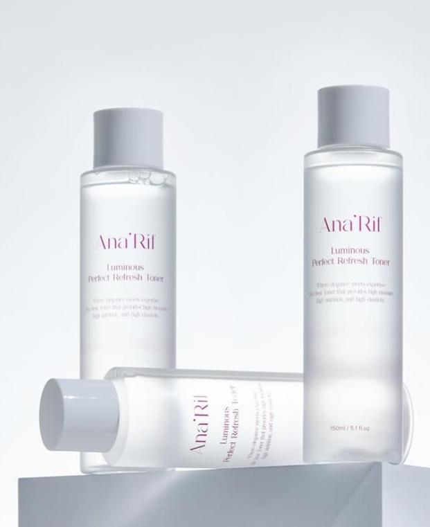 Toner, group shot with three bottles